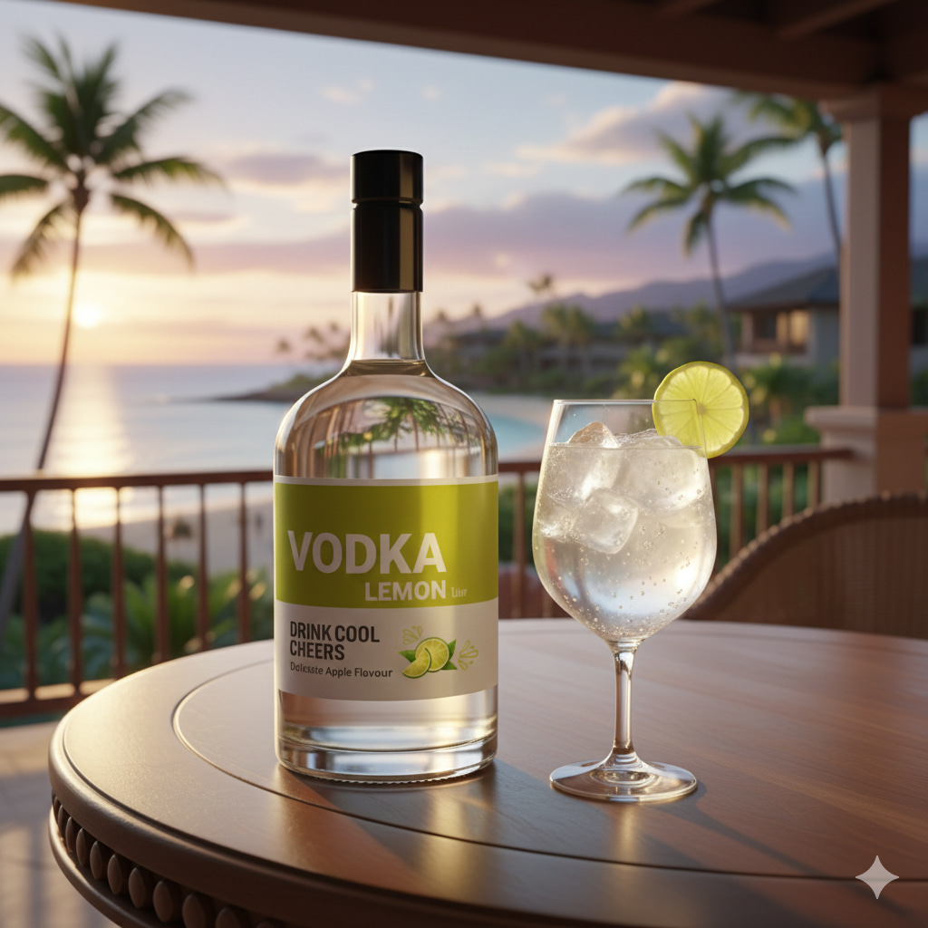 Hawaiian lime vodka