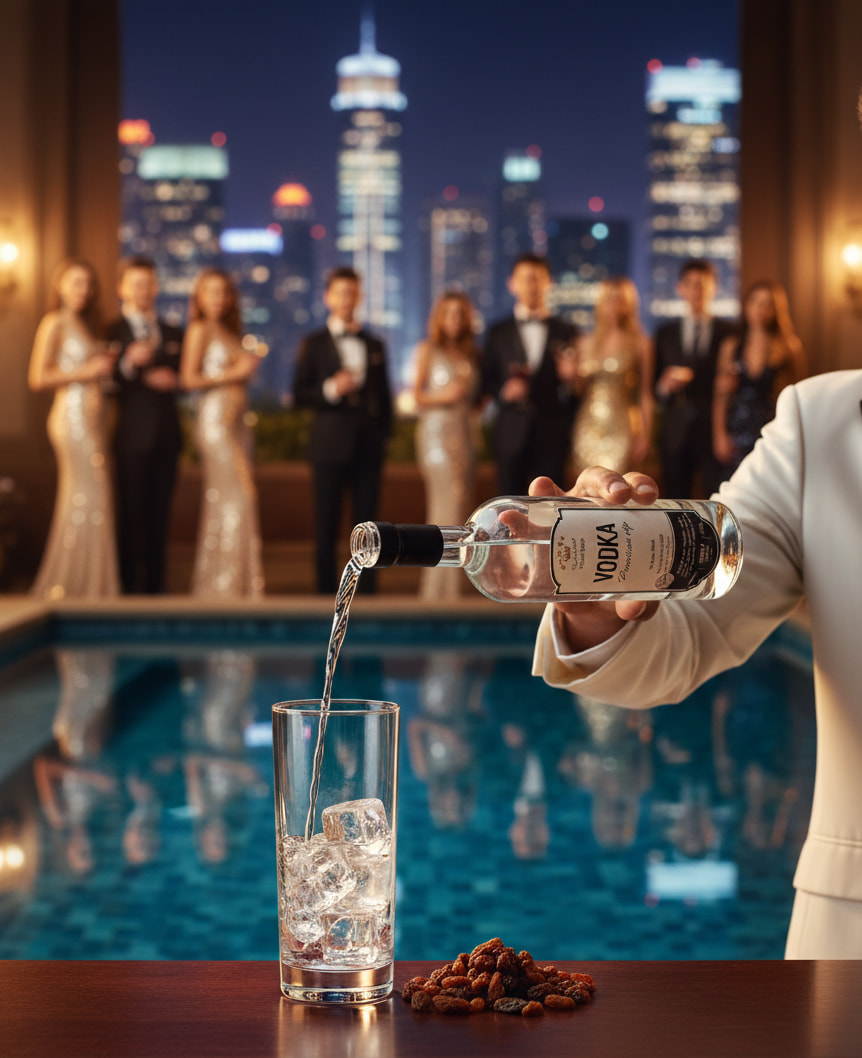 Vodka suitable for luxury parties